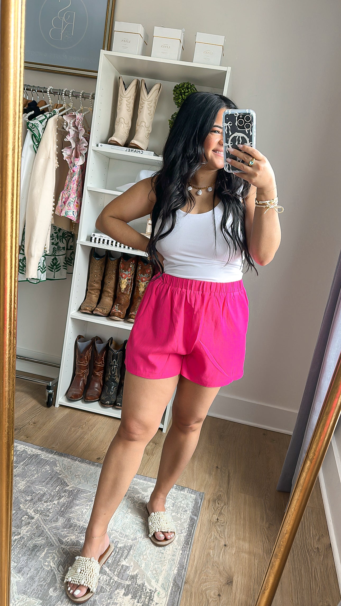 White Essential Scoop Neck Tank - Southern Roots & Boots