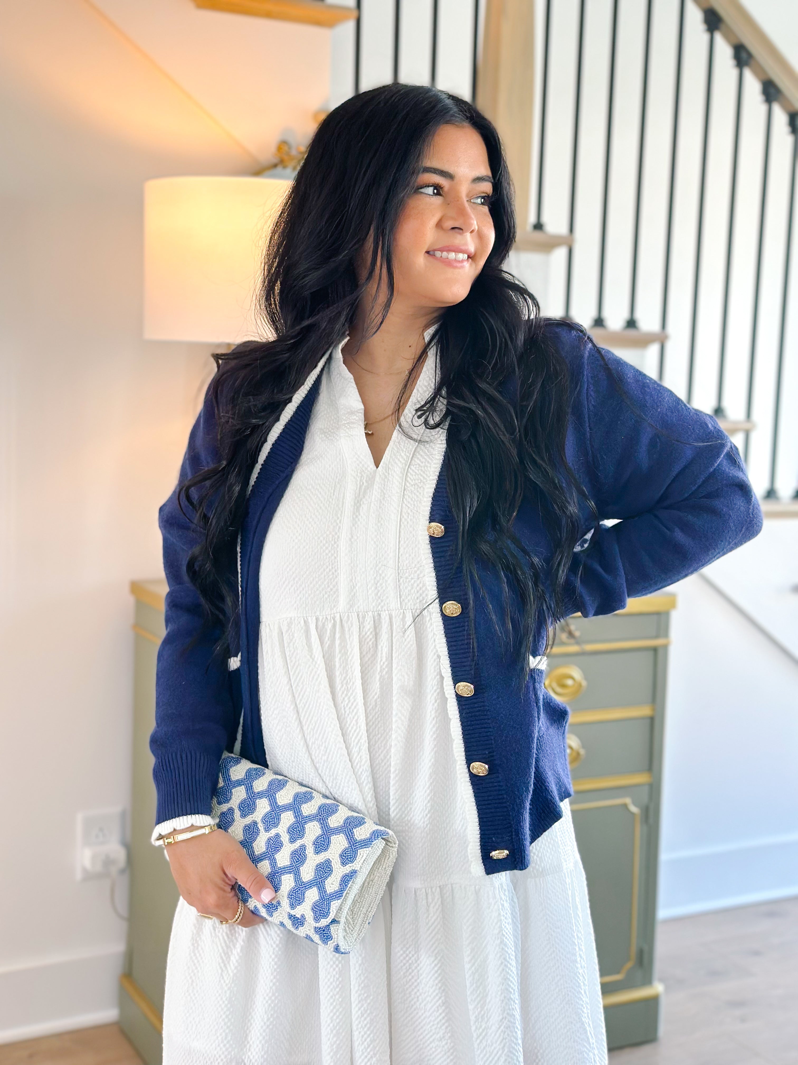 White Magnolia Midi Dress - Southern Roots & Boots