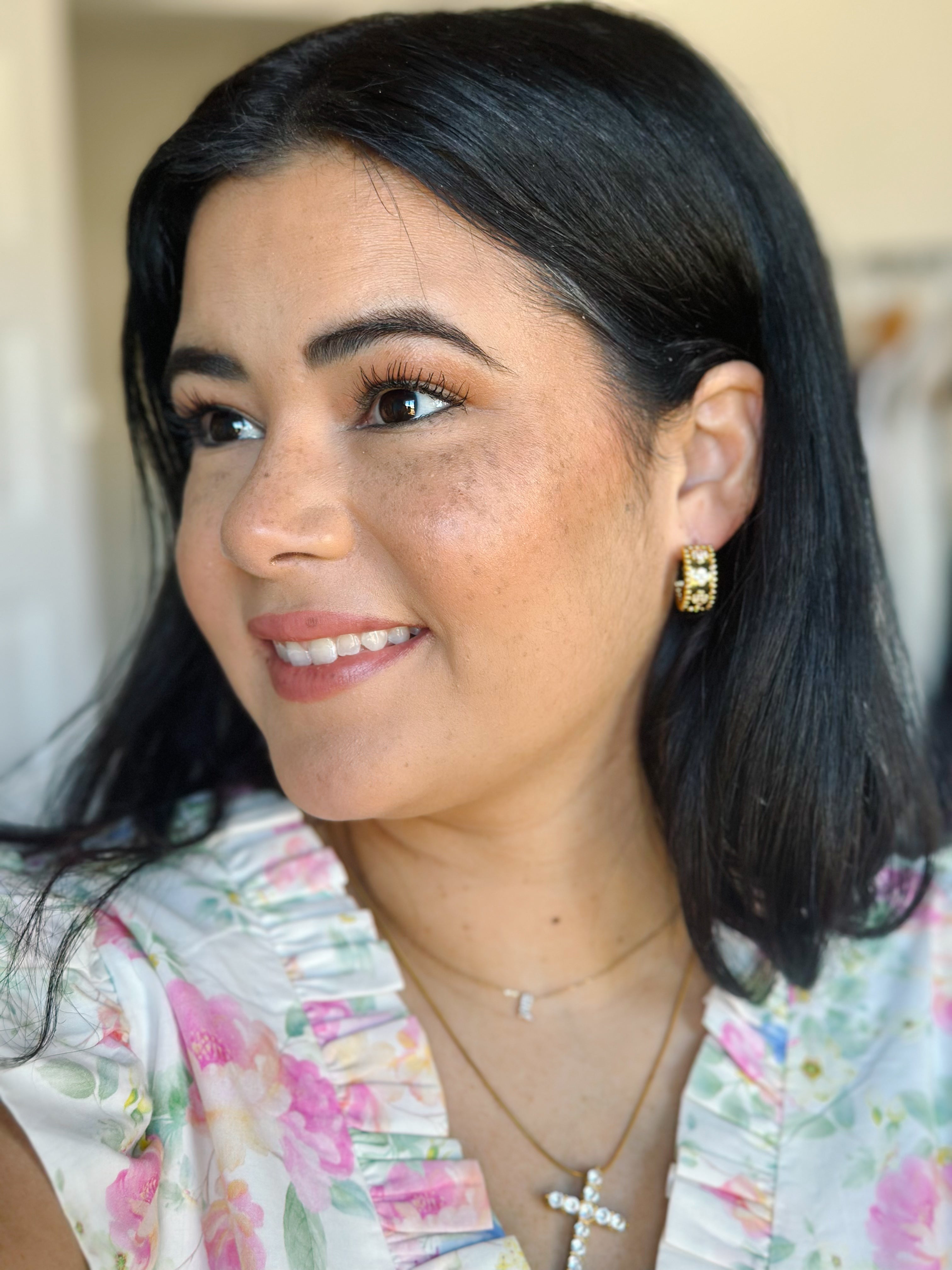 Kate Gold Vintage-Inspired Huggie Earrings - Southern Roots & Boots