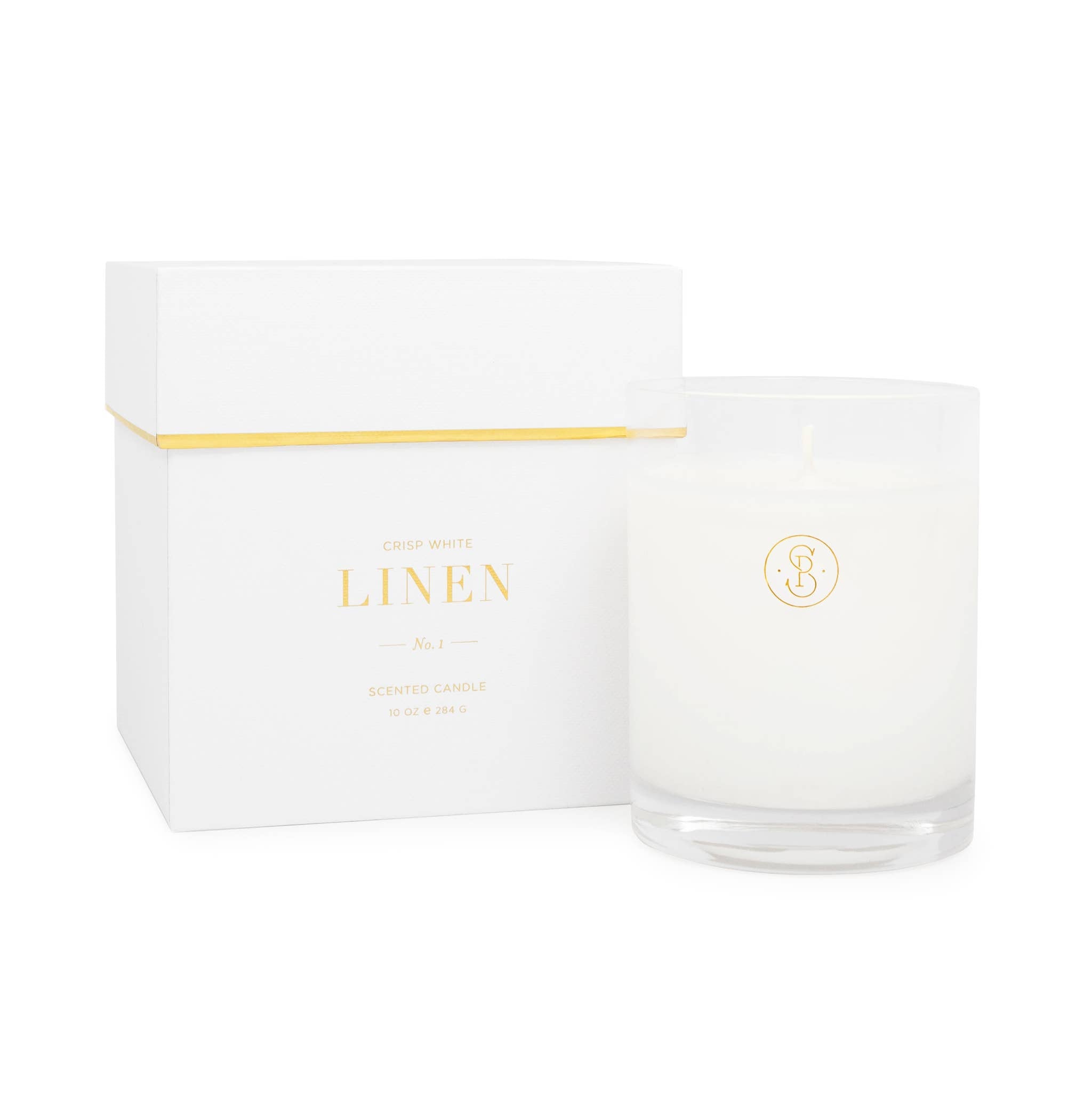 Crisp White Linen Grapefruit & Geranium Candle - Southern Roots & Boots