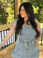 Jessie Denim Ruffle Dress