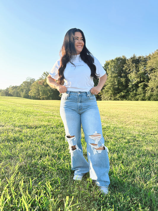 Distressed Boyfriend Jeans