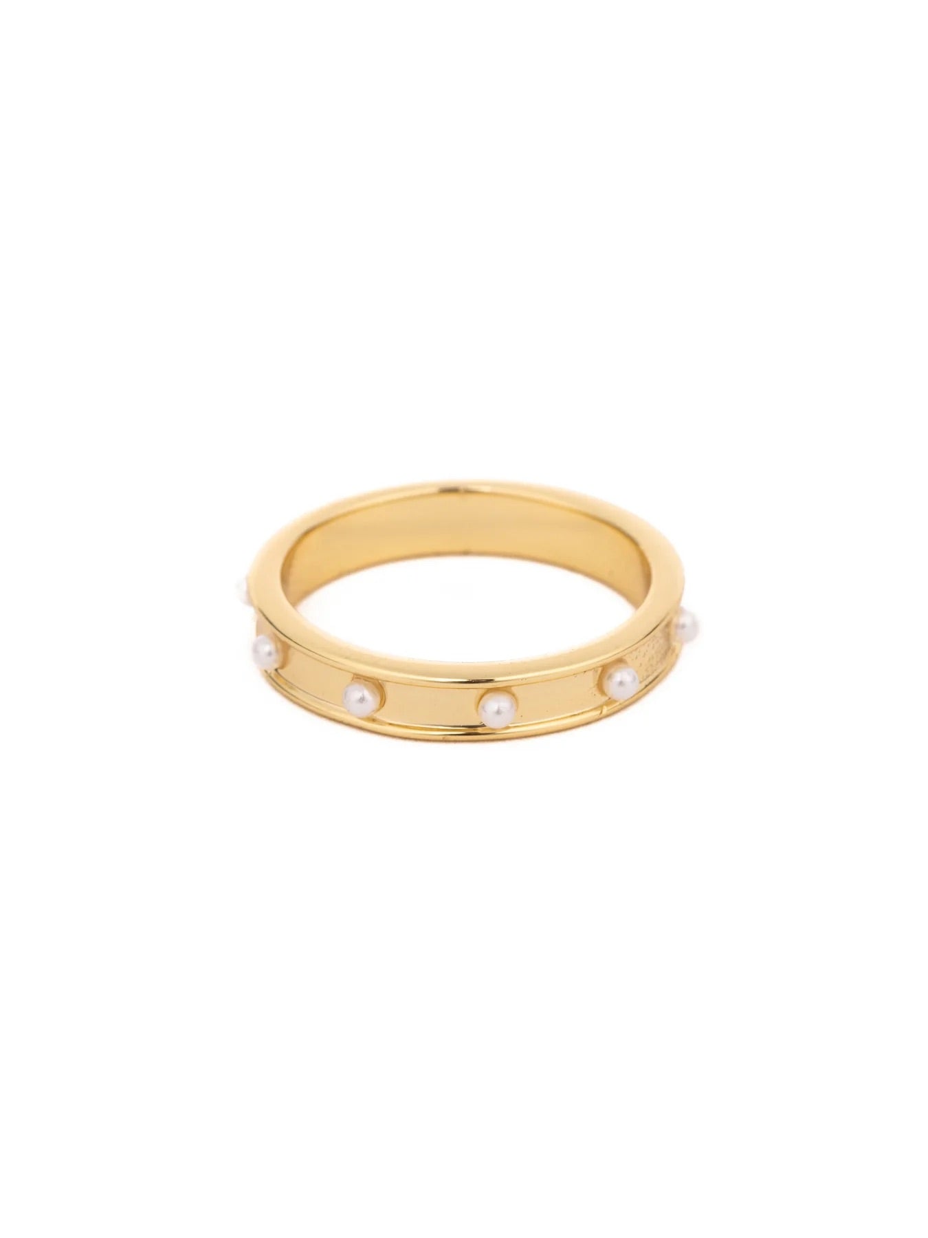 Gold Pearl Band Ring - Southern Roots & Boots